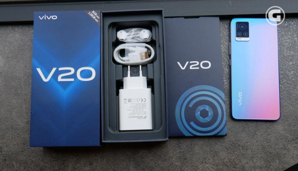 Isi box Vivo V20