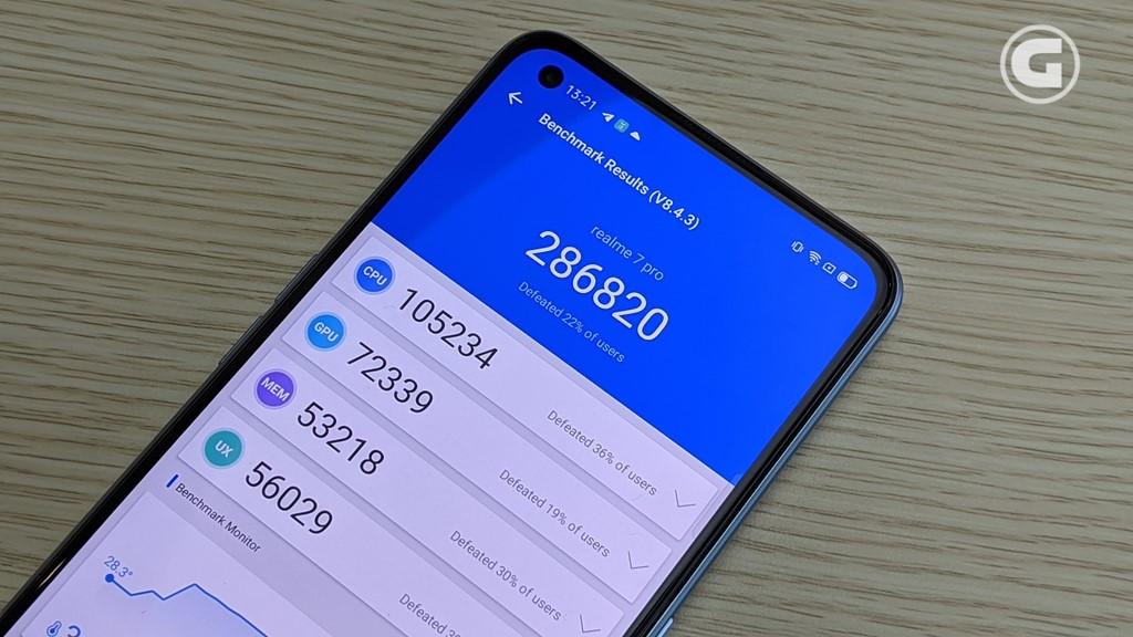 Skor Antutu realme 7 Pro