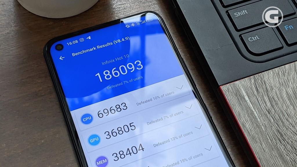 Antutu Infinix Hot 10