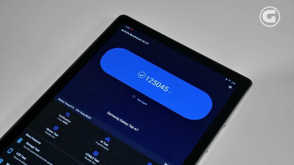 Skor Antutu Galaxy Tab A7