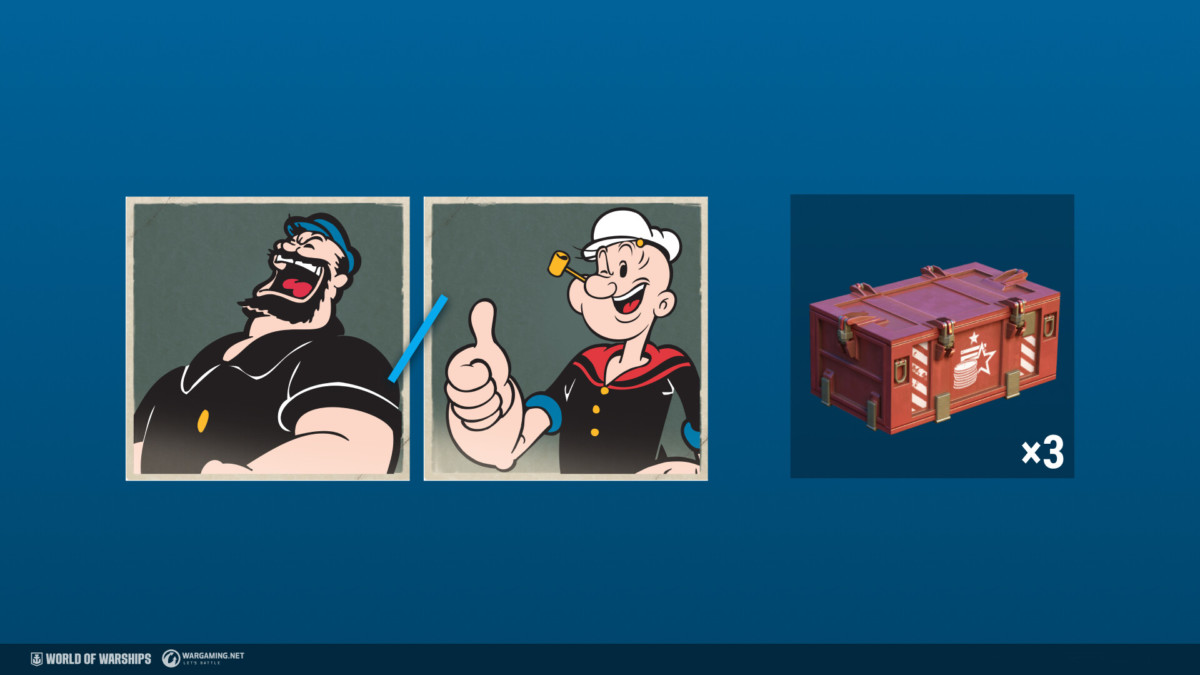 ada Popeye di World of Warship