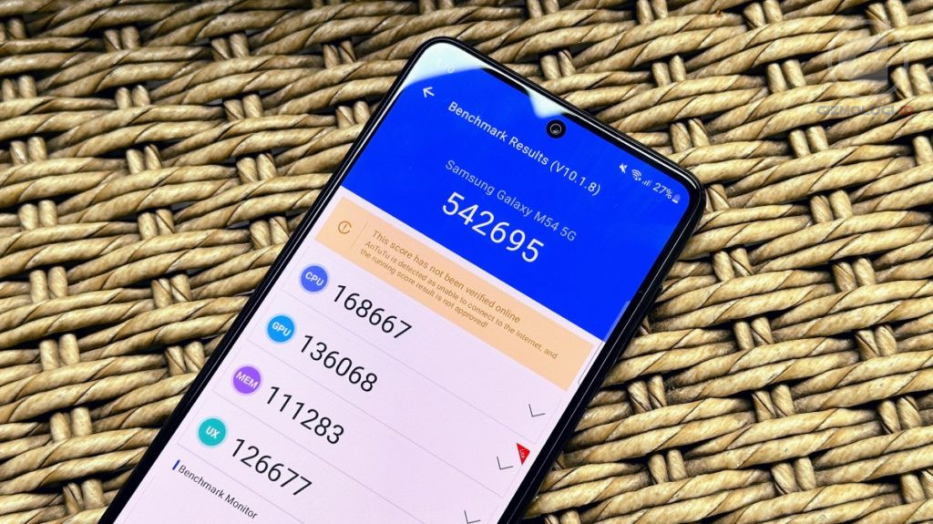 Skor Antutu Samsung Galaxy M54 5G