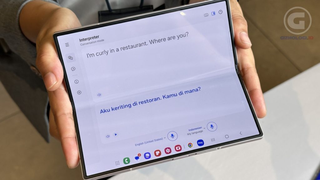 Fitur Interpreter Galaxy Z Fold 6